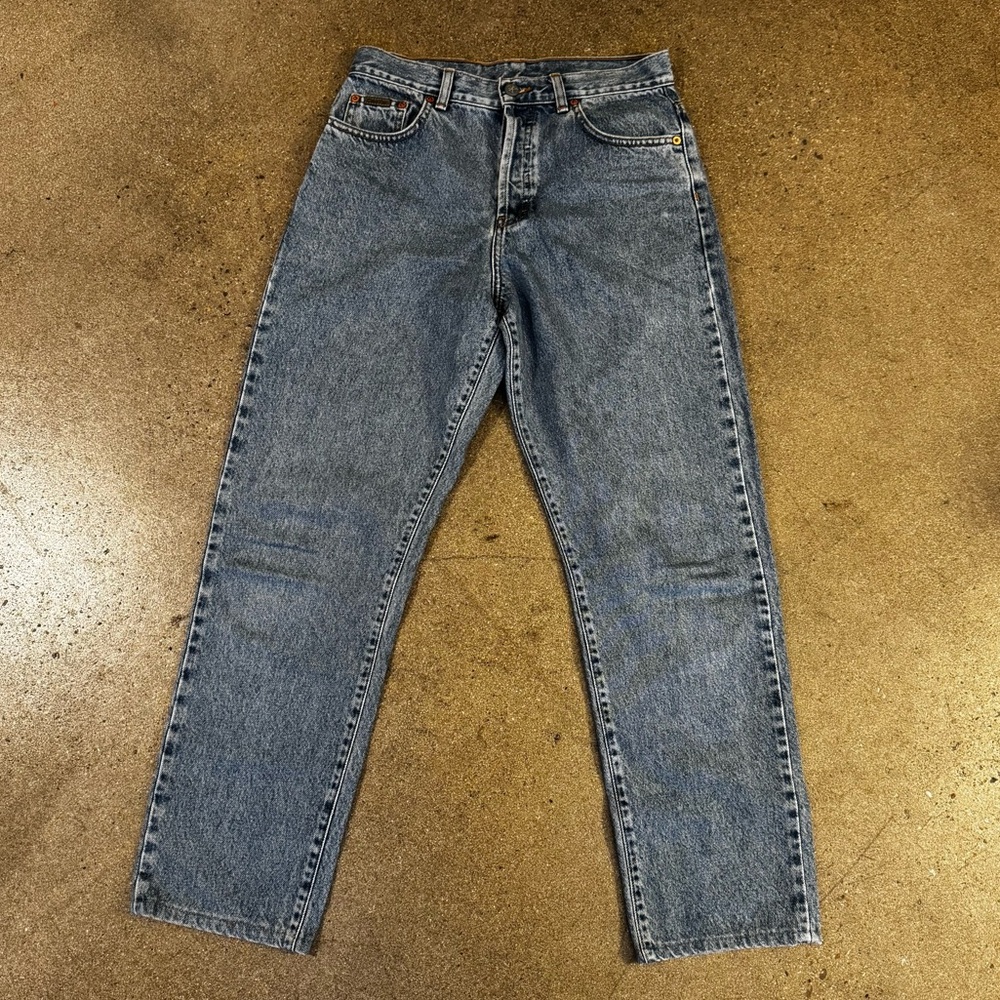 Vintage Calvin Klein Easy Fit Mom Jeans – Size 9 – Made in USA – Stonewash